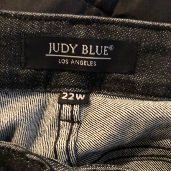 Judy Blue Jeans High Waist Skinnies Dark Wash 22W NWT - Picture 2 of 5